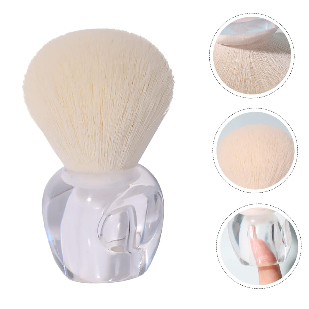 Fluffy Loose Powder Brush for Effortless Blending - Perfect for Everyday Makeup & Travel - Ideal Gift for Valentine's Day and Mother's Day